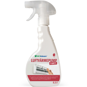 Rengöra luftvärmepump, 0,5 liter sprayflaska