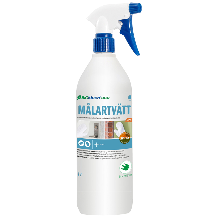 Målartvätt Ute Spray Eco, 1 liters spray